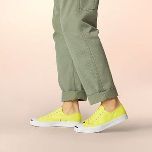 NIB Converse Jack Purcell Ox Fresh Yellow/White 164104C US Mens 11